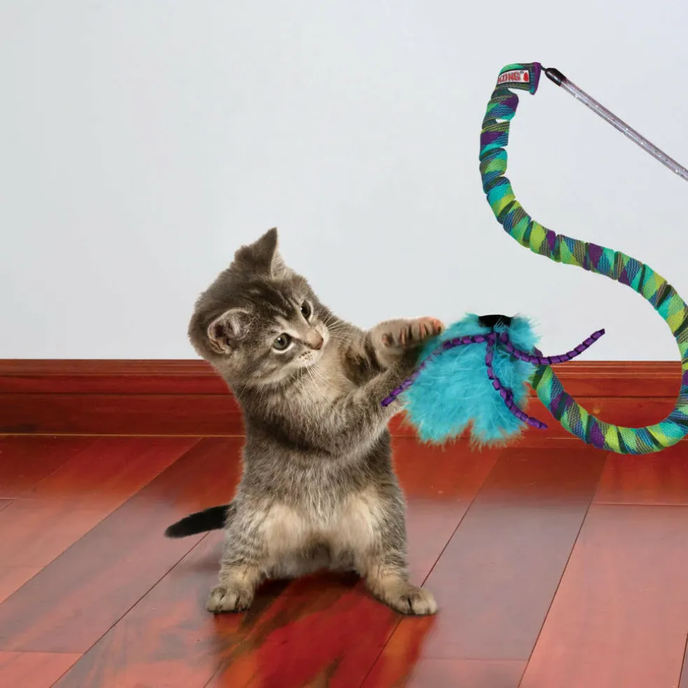 Kong Curlz Teaser Toy For Cats