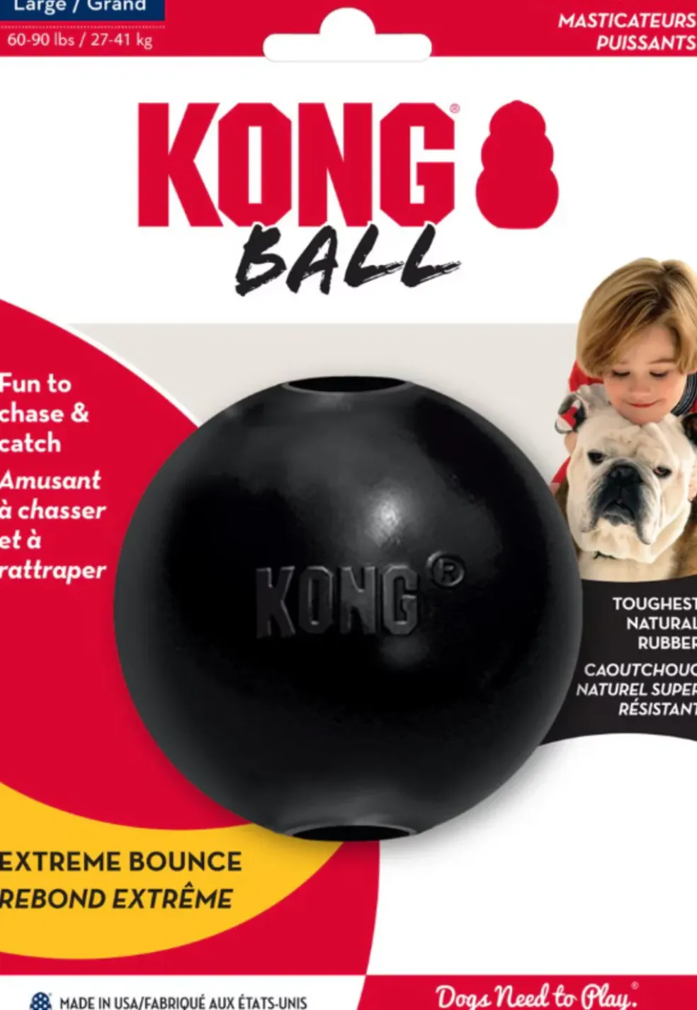 Kong Extreme Ball w/Hole Dog Toy