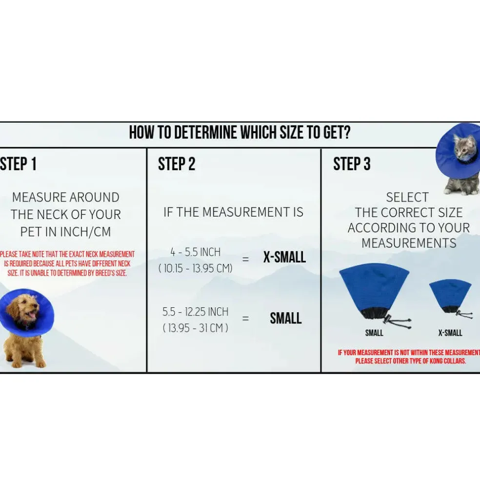 Kong Ez Soft Collar for Cats and Small Dogs