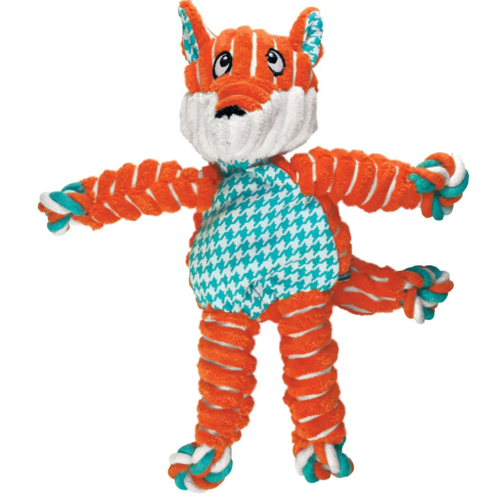 KONG Floppy Knots Fox Toy For Dogs