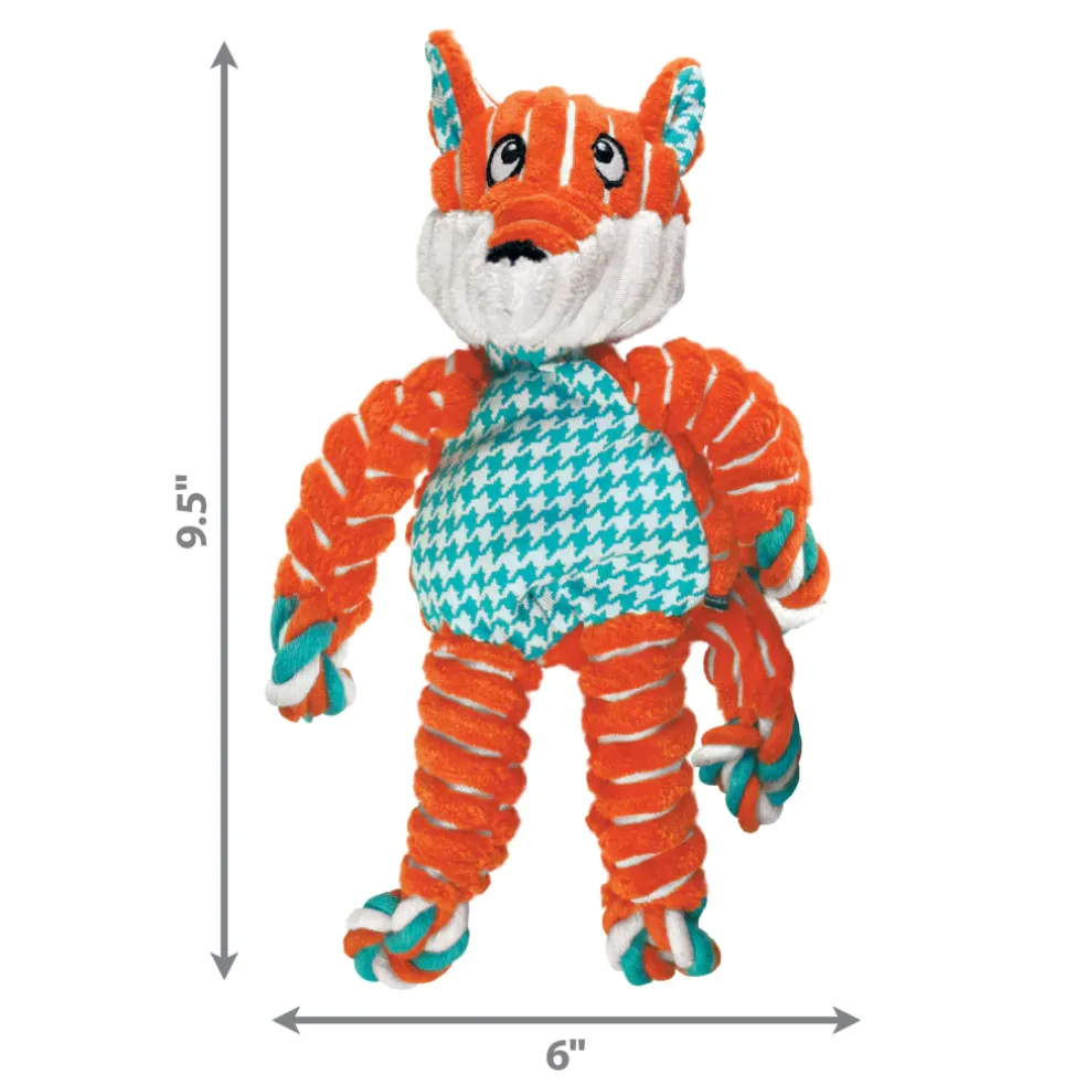 KONG Floppy Knots Fox Toy For Dogs