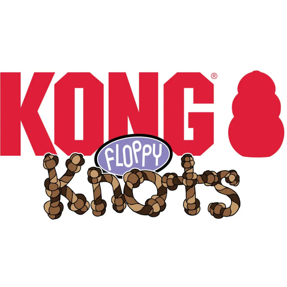 KONG Floppy Knots Fox Toy For Dogs