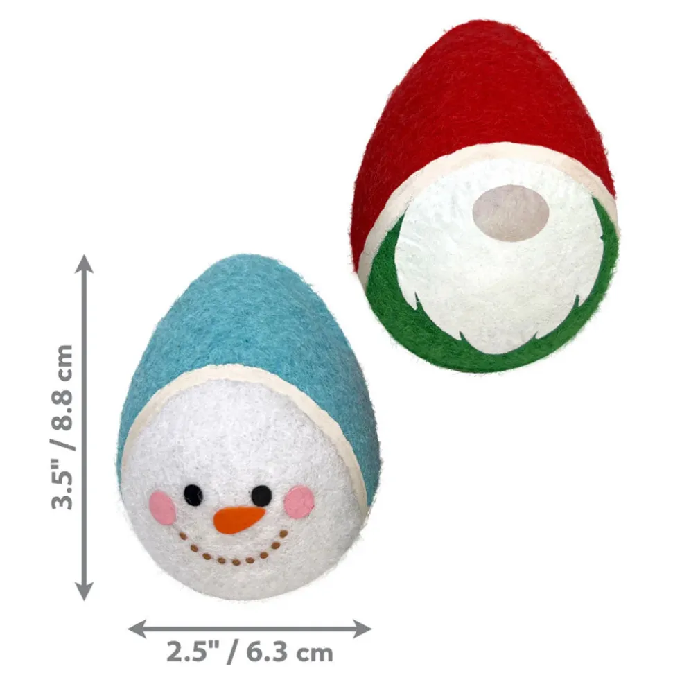 KONG Holiday AirDogs Egg Squeaker Dog Toys (2 ct)