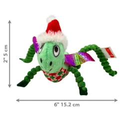 KONG Holiday Catnip Crackles Grasshopper Cat Toy