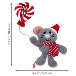 KONG Holiday Occasions Catnip Mouse Toy for Cats