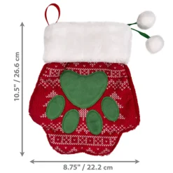 KONG Holiday Paw Stocking Dog Toy