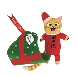 KONG Holiday Pull-A-Partz Present Toy For Cats