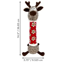 KONG Holiday Shakers Luvs Reindeer Dog Toy