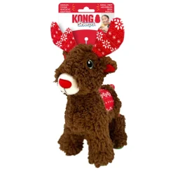 KONG Holiday Sherps Reindeer Plush Dog Toy