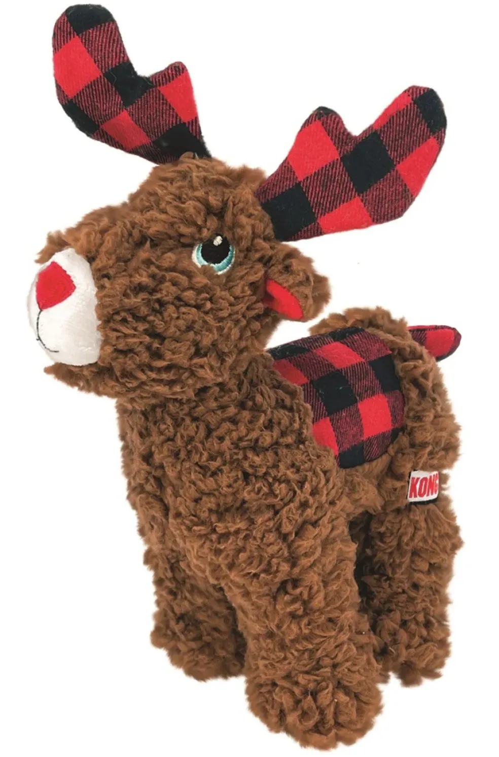 KONG Holiday Sherps Reindeer Plush Dog Toy