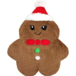 KONG Holiday Snuzzles Gingerbread Plush Dog Toy