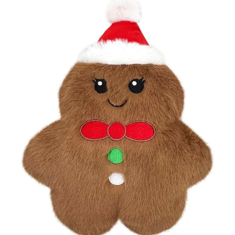 KONG Holiday Snuzzles Gingerbread Plush Dog Toy