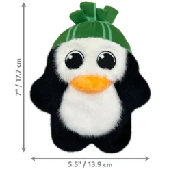 KONG Holiday Snuzzles Penguin Plush Dog Toys (Small)
