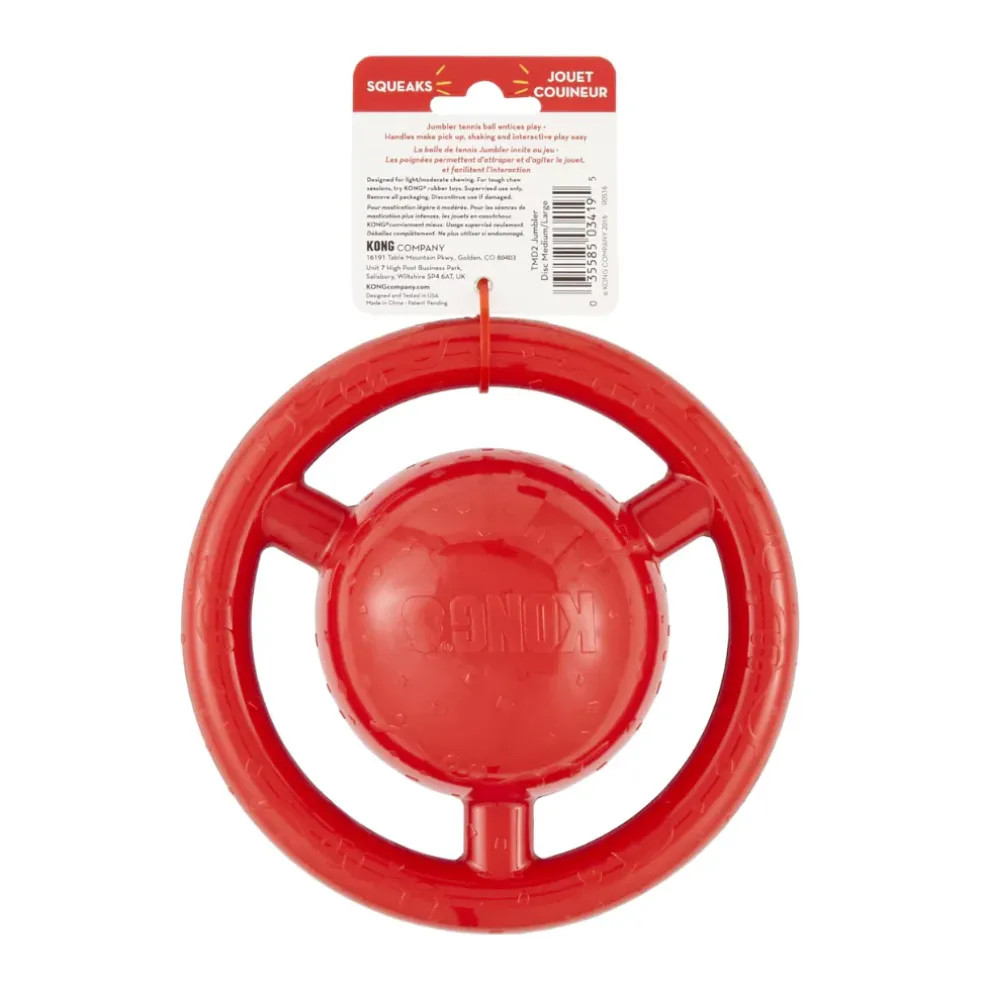 KONG Jumbler Disc Dog Toy, Medium/Large