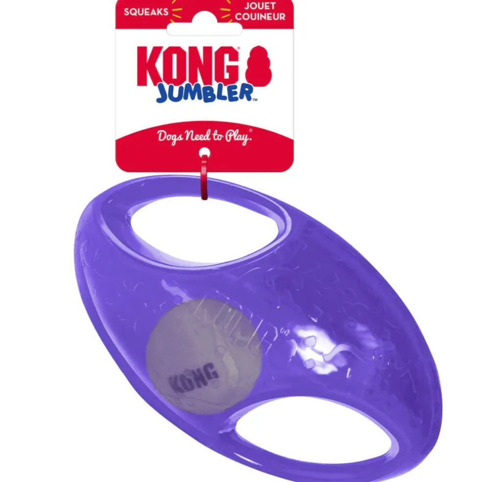 Kong Jumbler Football Toy For Dogs (color varies), Large/X-Large
