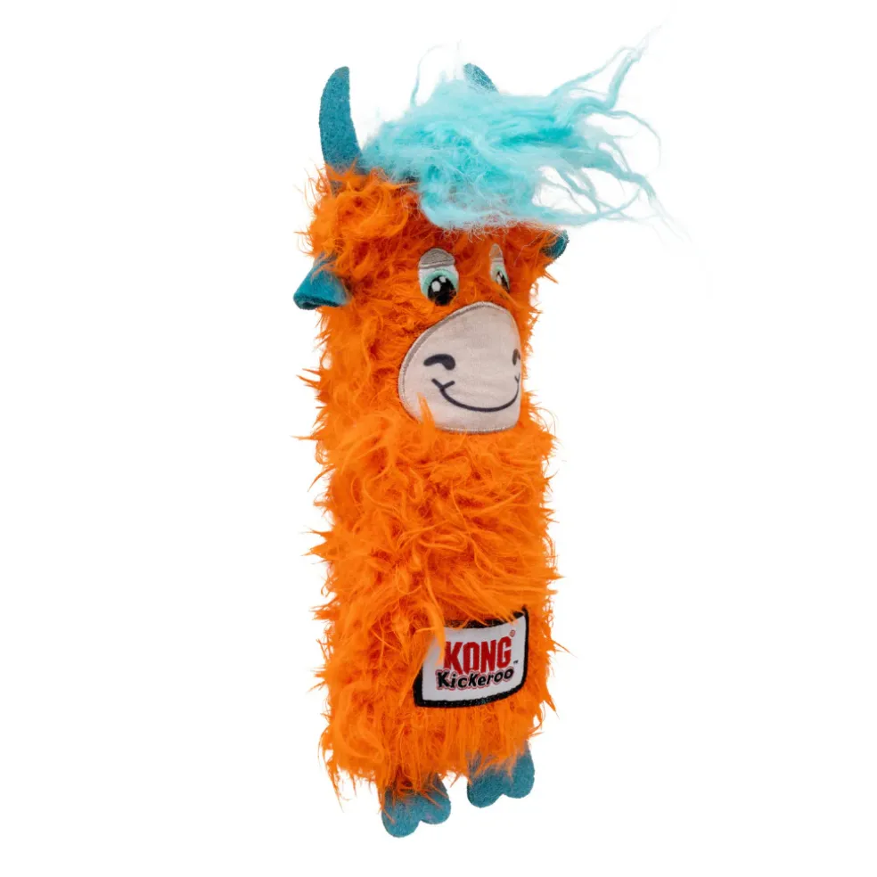 KONG Kickeroo Highland Cow Cat Toy, Assorted Colors