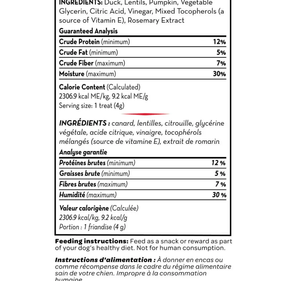 Kong Kitchen Get Quakin Grain-Free Duck & Pumpkin Treats For Dogs (5 oz)
