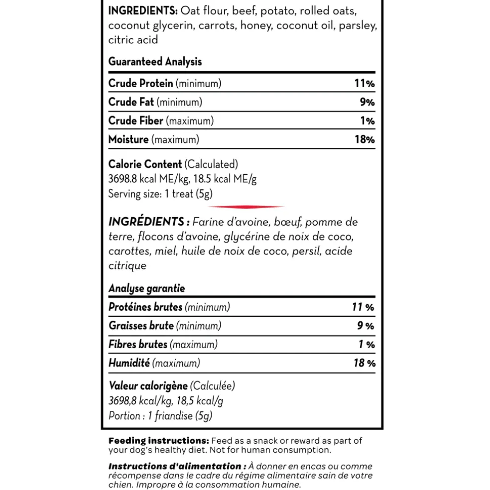 Kong Kitchen Irish Stew Beef, Carrot & Potato Soft & Chewy Treats for Dogs (7 oz)