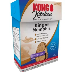 Kong Kitchen King of Memphis Peanut Butter, Banana & Bacon Soft & Chewy Treats For Dogs (7 oz)