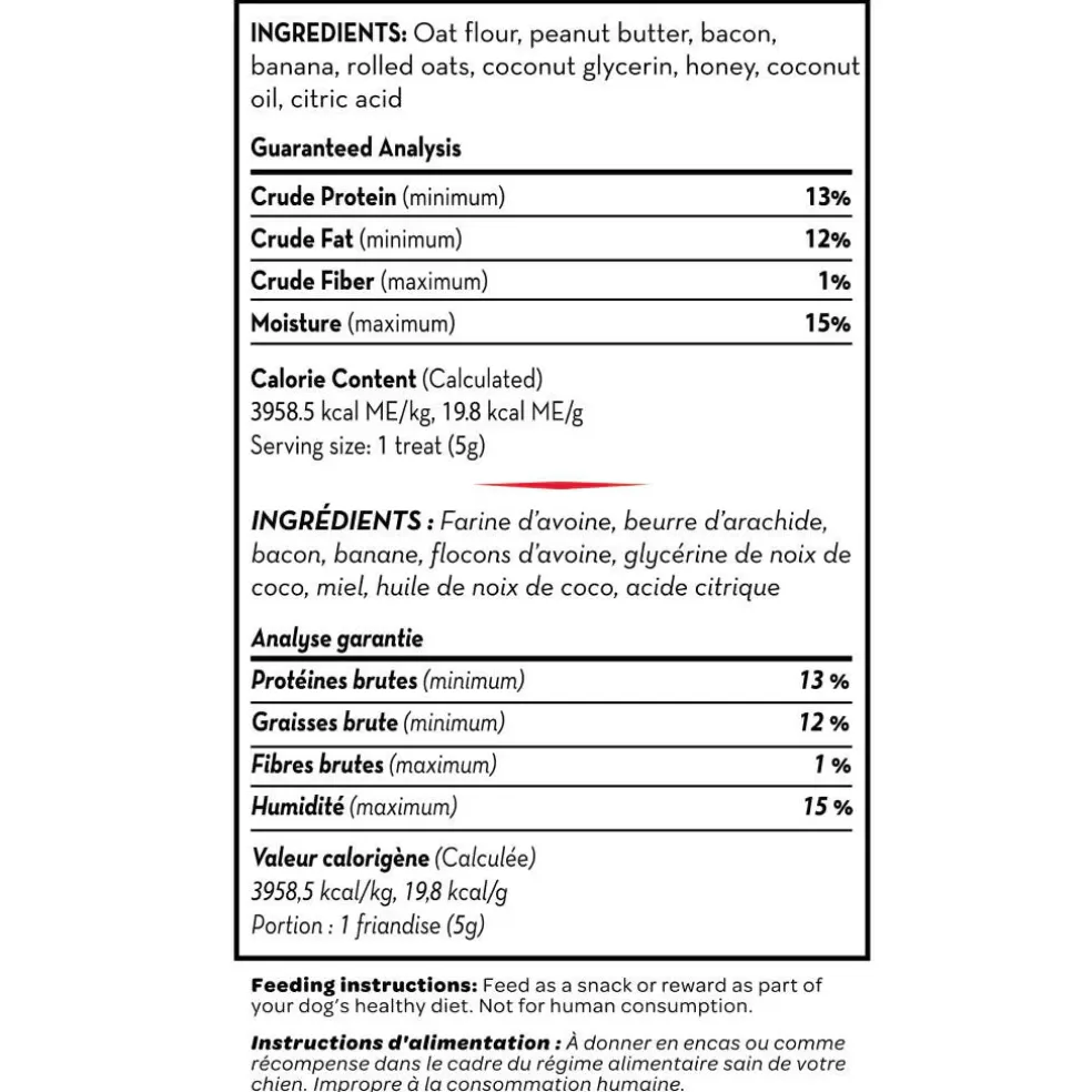 Kong Kitchen King of Memphis Peanut Butter, Banana & Bacon Soft & Chewy Treats For Dogs (7 oz)