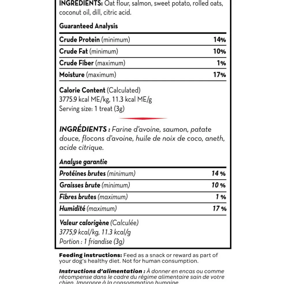 Kong Kitchen Poke Party Salmon, Sweet Potato & Dill Crunchy Biscuits for Dogs (8 oz)