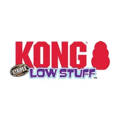 KONG Low Stuff Stripes Pig Plush Dog Toy