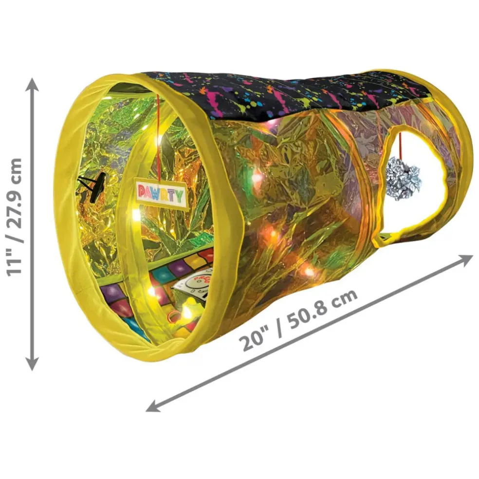 Kong Play Spaces Rave Cave Tunnel Toy For Cats With Catnip
