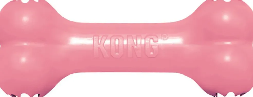 Kong Puppy Goodie Bone Chew Toy For Puppies- Small (assorted color)