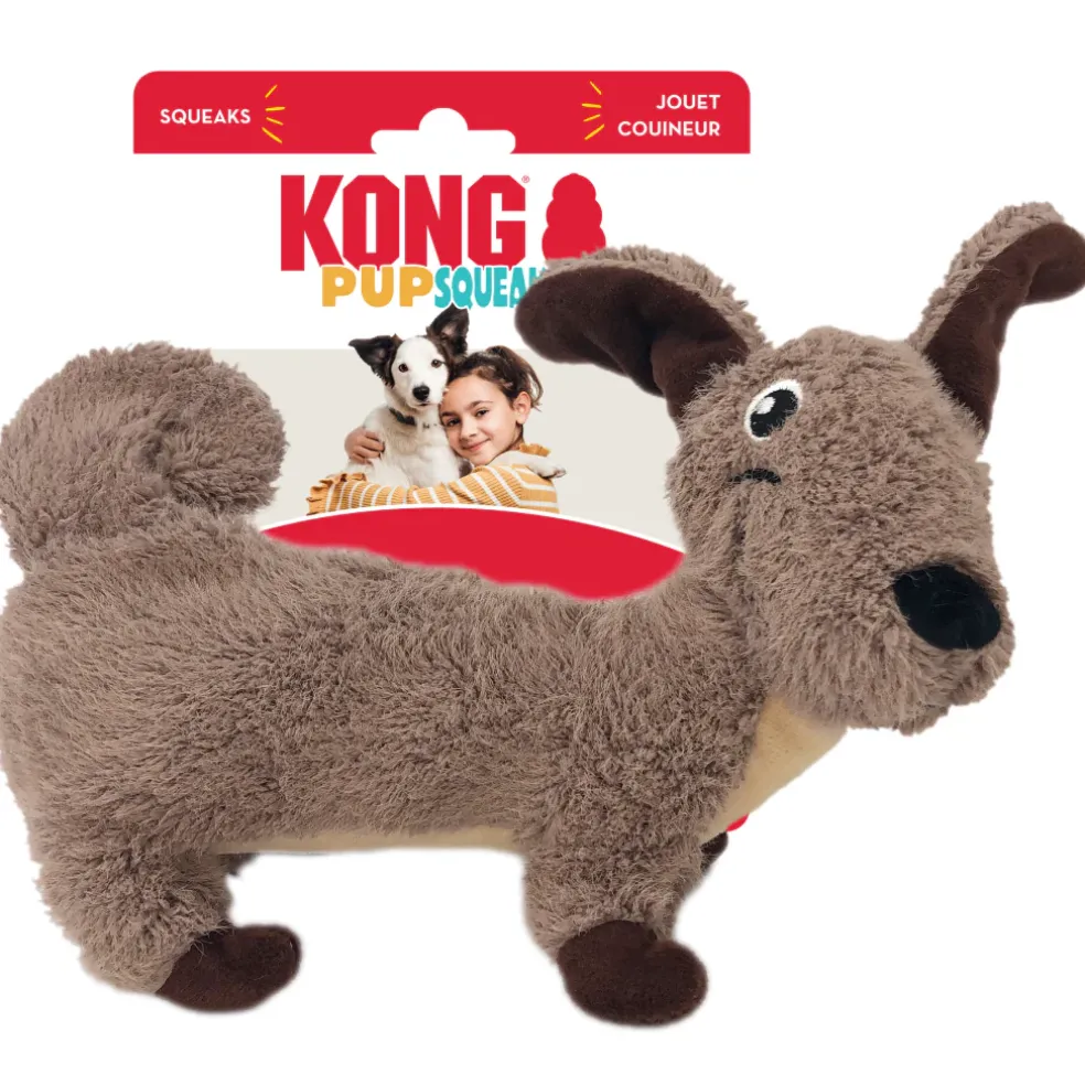 Kong PupSqueaks Tucker Toy For Dogs