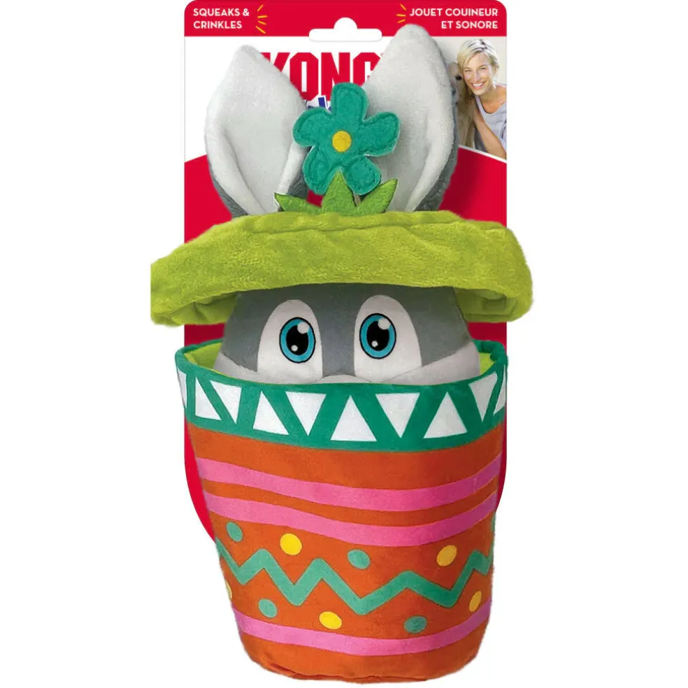 Kong Puzzlements Surprise Flower Pot Toy For Dogs