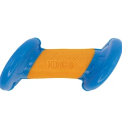 Kong Rambler Rattlez Dumbbell Toy For Dogs -Large (Orange/Blue)