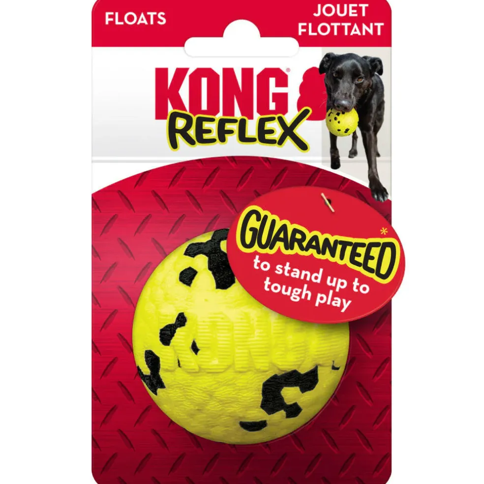 KONG Reflex Ball Dog Toy – Tough Chew & Fetch Toy for Dogs