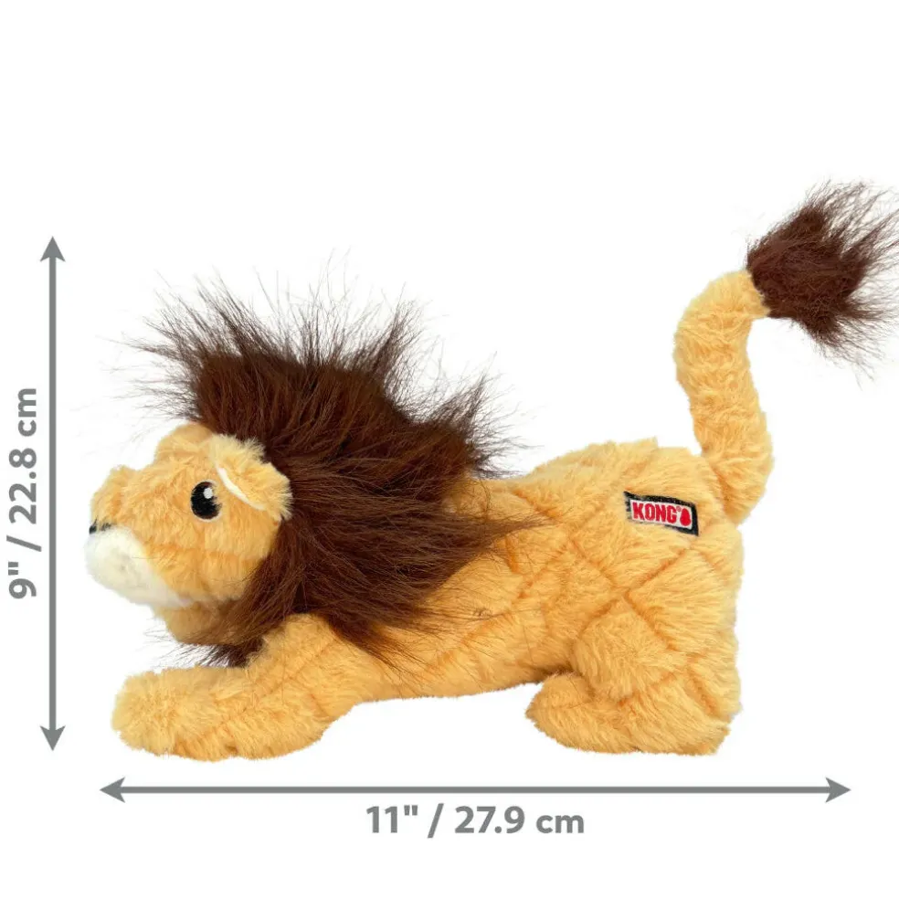 Kong Scampers Squeaky Toy For Dogs Toy- Lion (Medium)