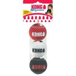 Kong Signature Sport Balls Toy For Dogs- Medium (3 pack)