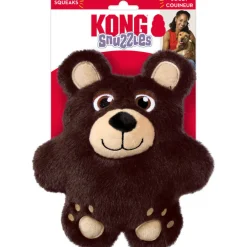 Kong Snuzzles Bear Chew Toy For Dogs (Medium)