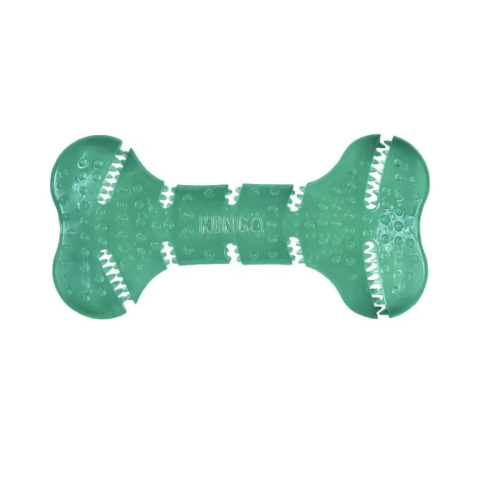 KONG Squeezz Dental Bone Toy for Dogs
