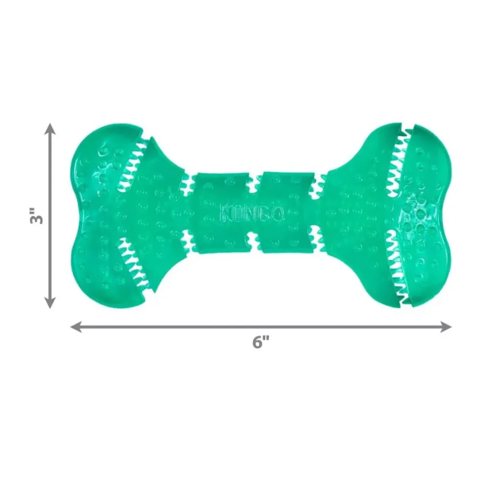 KONG Squeezz Dental Bone Toy for Dogs