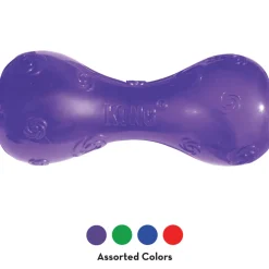 Kong Squeezz Dumbbell Toy For Dog-Small (color varies)