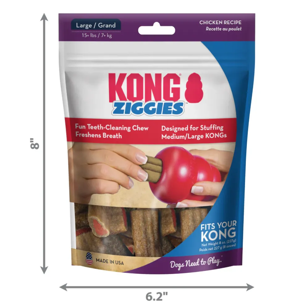 Kong Stuff'N Ziggies Chicken Flavor Treats For Dogs, Small, 7-oz