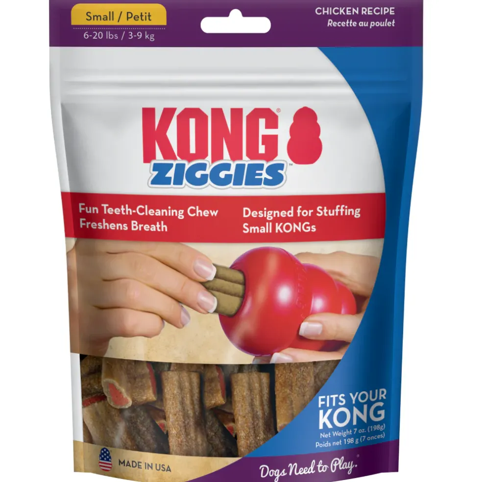 Kong Stuff'N Ziggies Chicken Flavor Treats For Dogs, Small, 7-oz