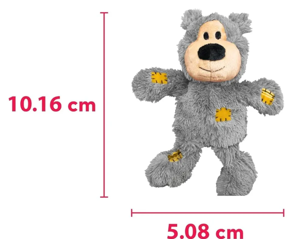 Kong Wild Knots Bear Toys For Dogs, assorted colors