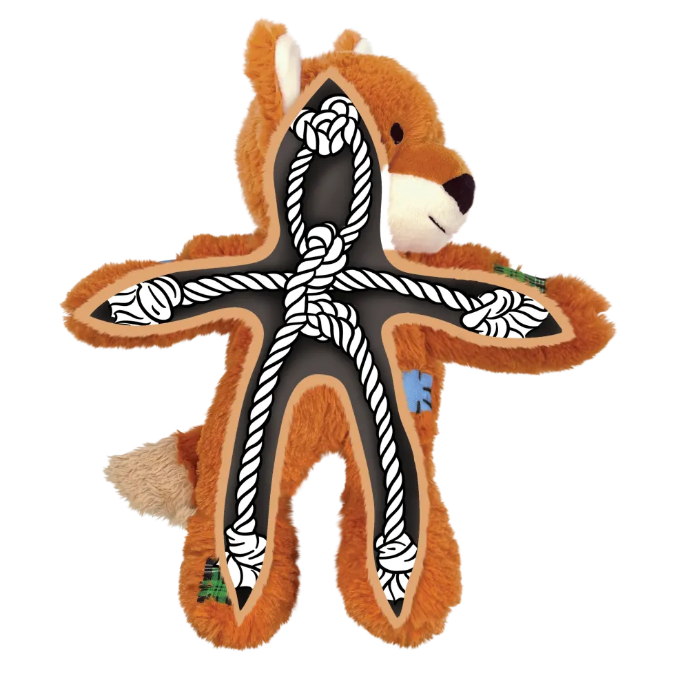 Kong Wild Knots Fox Toy For Dogs, Medium/Large