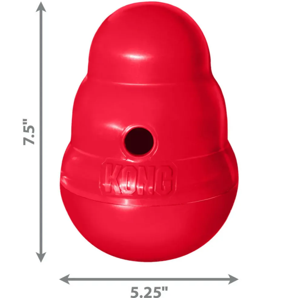 Kong Wobbler Food and Treat Dispenser Toy For Dogs