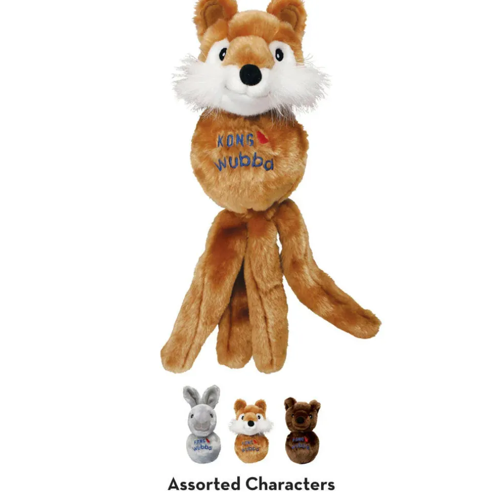Kong Wubba Friend Interactive Toy For Dog - (assorted)