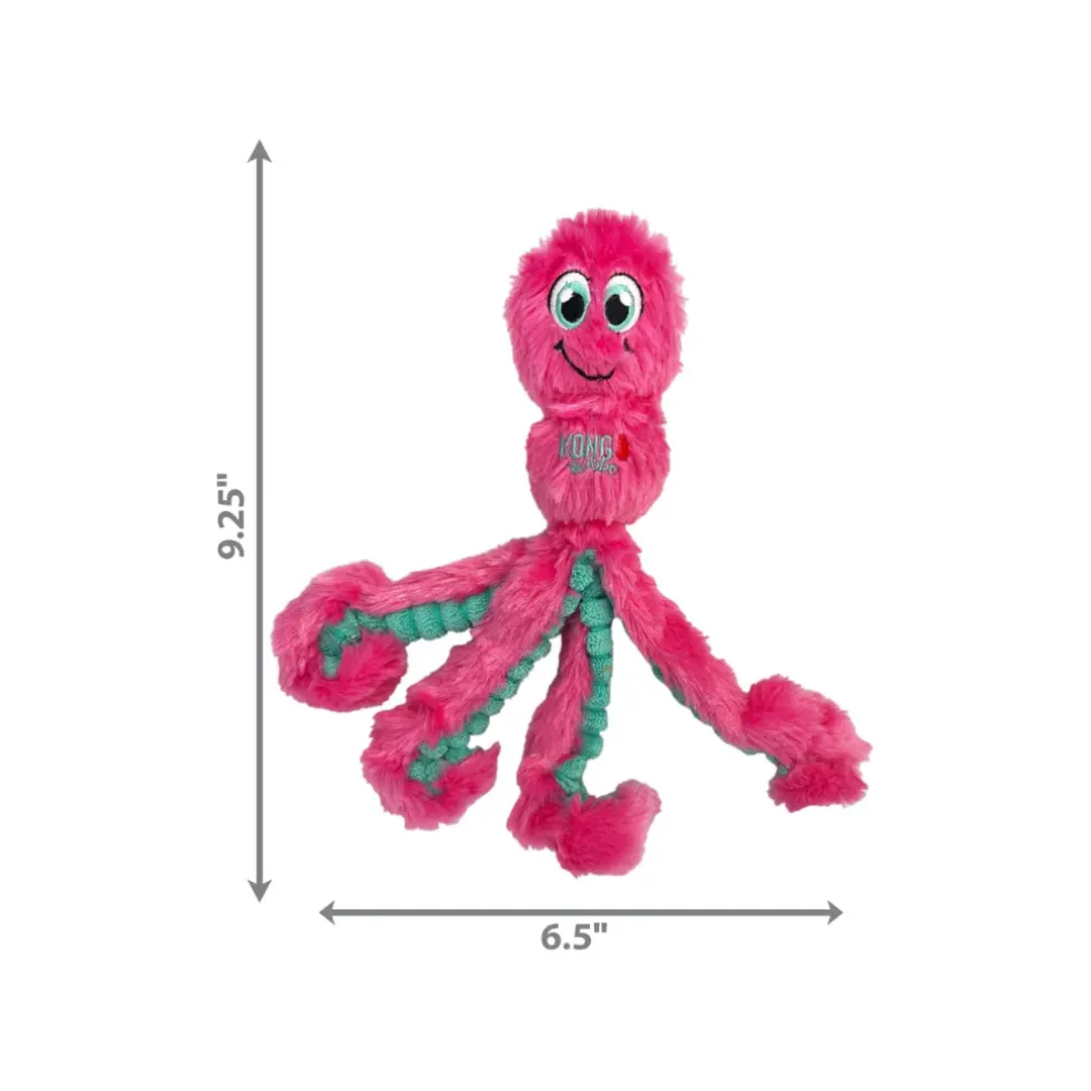 KONG Wubba Octopus Dog Toy, Assorted Colors