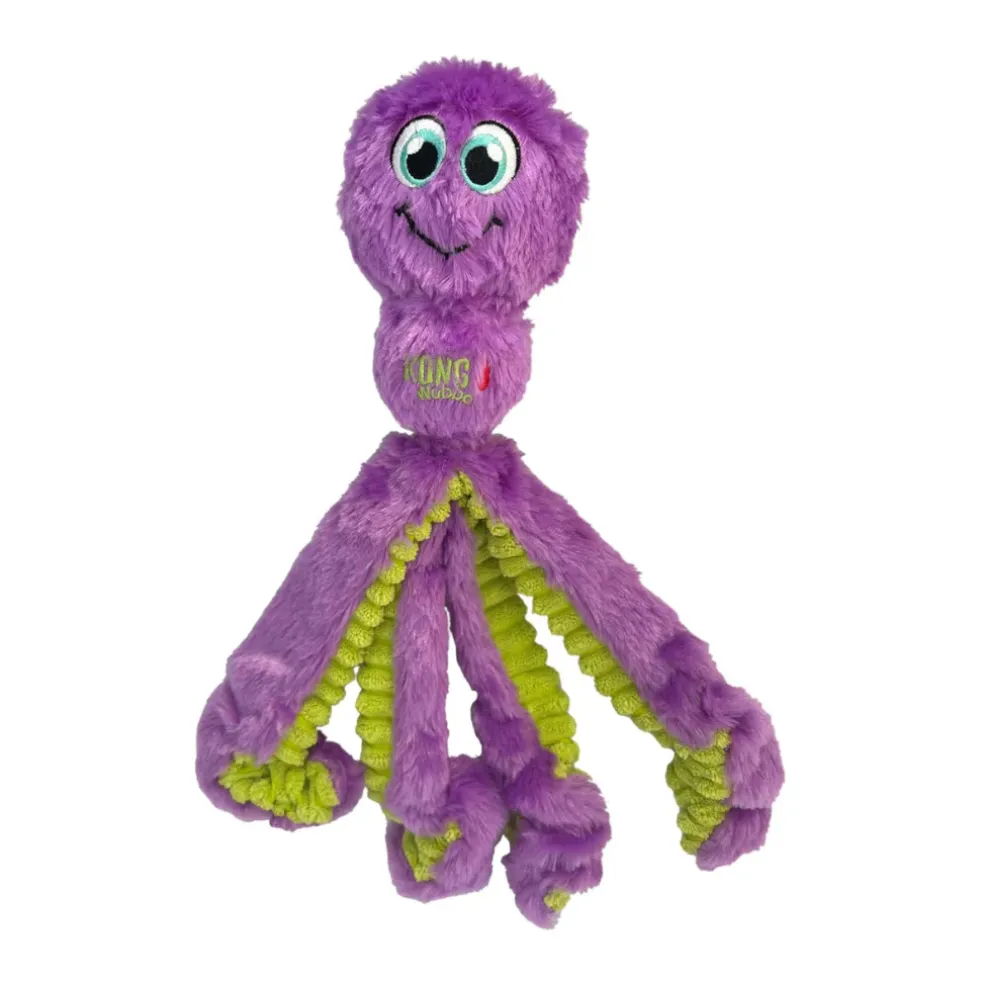 KONG Wubba Octopus Dog Toy, Assorted Colors