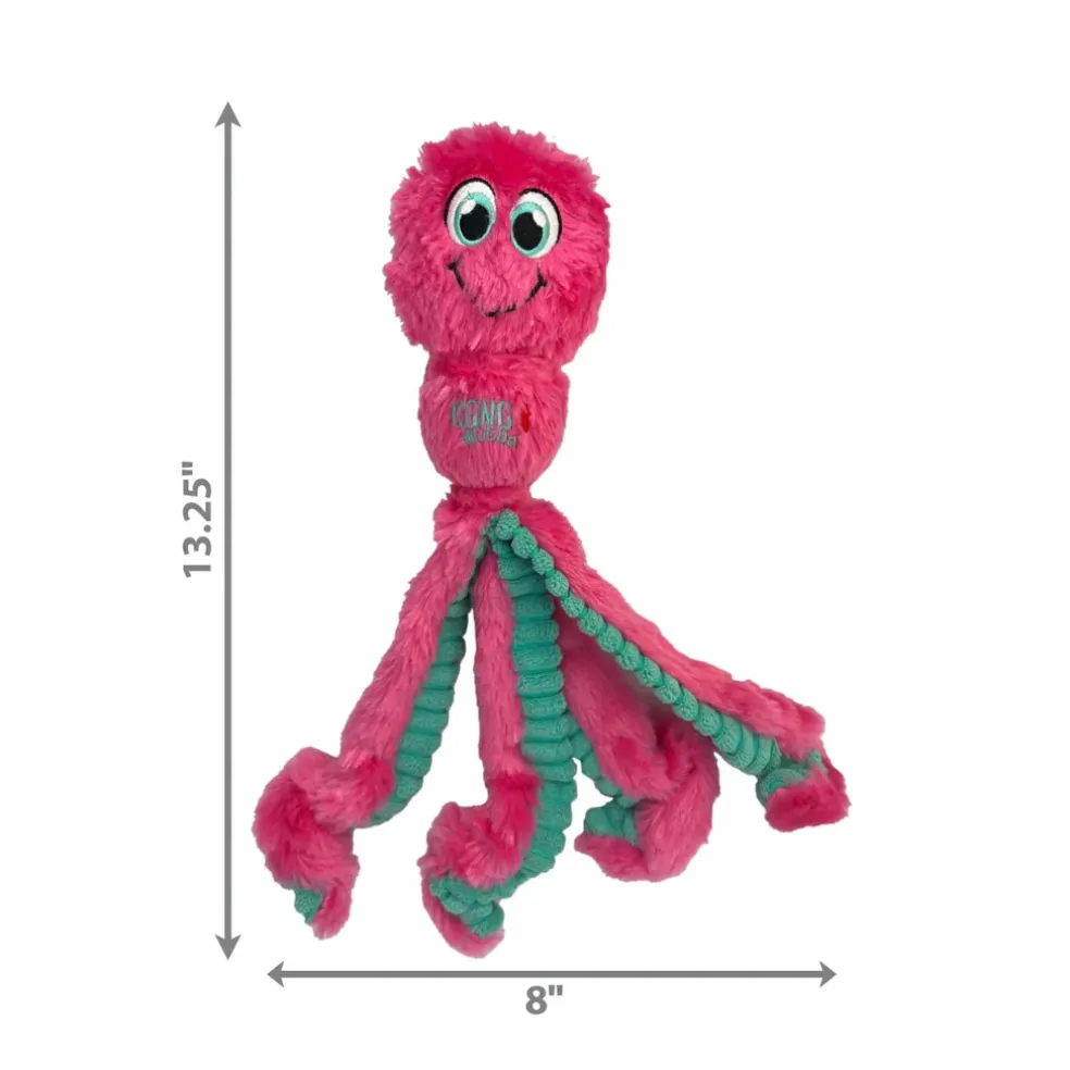 KONG Wubba Octopus Dog Toy, Assorted Colors