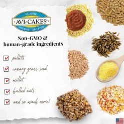 Lafeber Classic Avi-Cakes Small Bird Treats (8 oz)