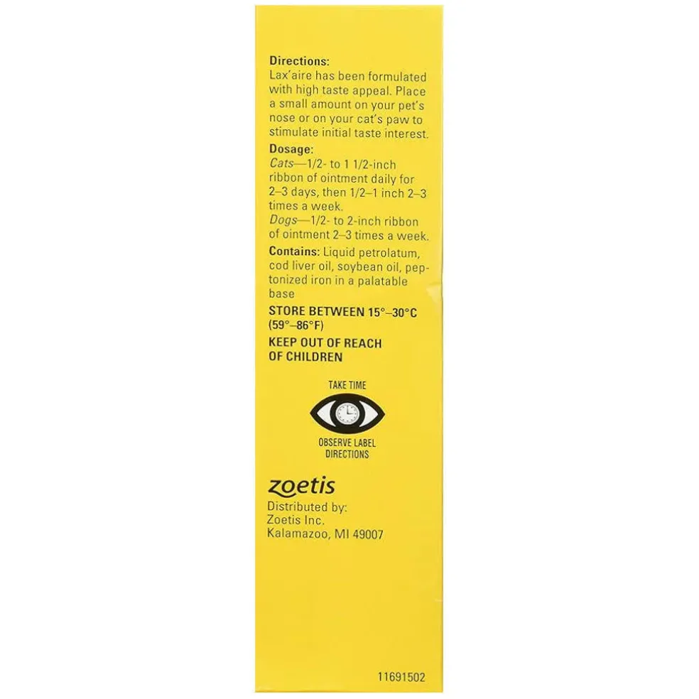 Lax-Aire Medication for Digestive Issues for Cats & Dogs (3 oz)