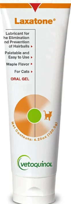 Laxatone Gel Hairball Control for Cats (Maple Flavor)